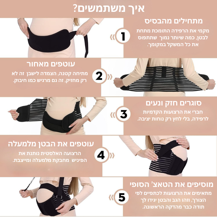 TummyLift הקלה מיידית לכל צעד